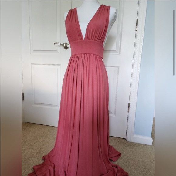 NAKED PRINCESS Rose Signature Maxi Gown sz S - Picture 5 of 6